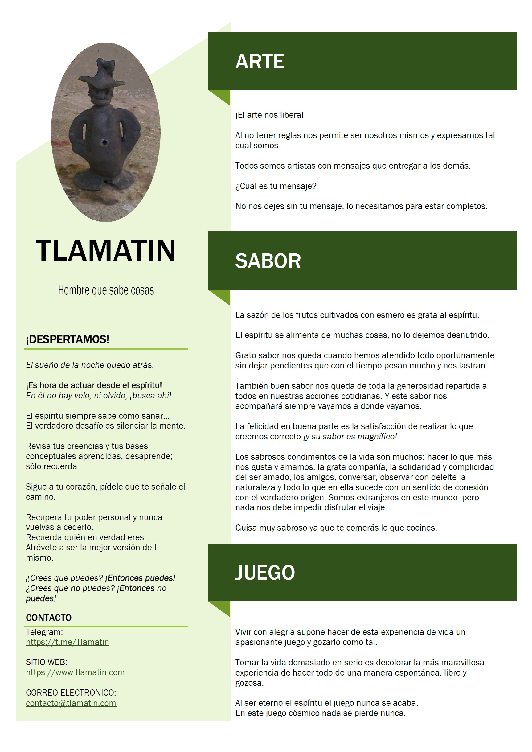 Tlamatin hombre que sabe cosas